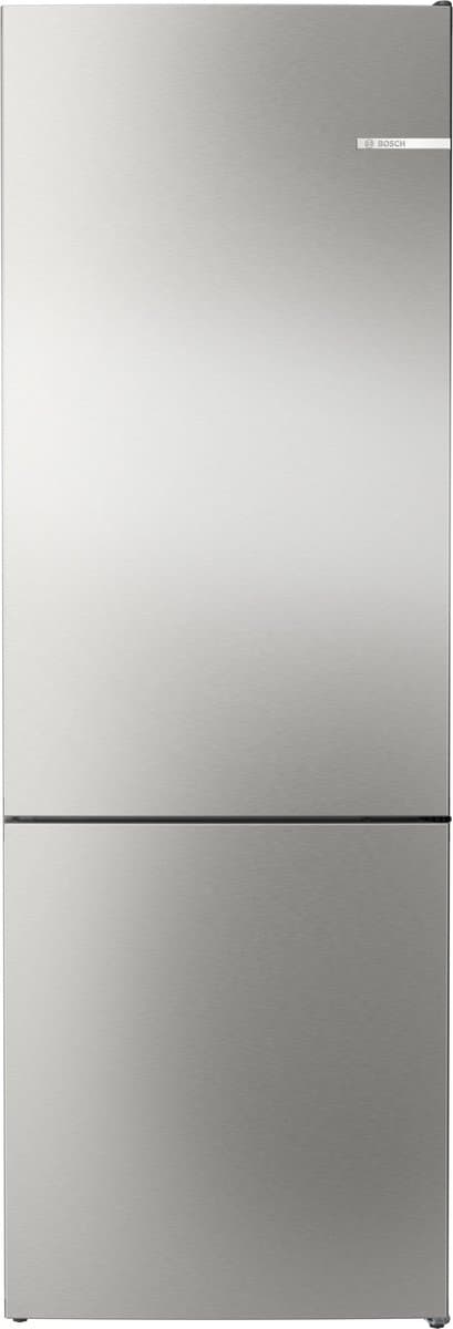 Bosch - KGN492IAF - Serie 4 - Koel-vriescombinatie - Energielabel A - 203 x 70 cm - Extra breed - RVS - Total No Frost; Nooit meer ontdooien- Zeer stil - VitaFresh XXL 0°C: houd etenswaren langer vers met extra ruime vershoudlades. — afbeelding 1