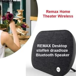 REMAX Desktop stoffen draadloze Bluetooth Speaker RB-M19 — thumbnail 1