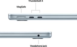 Apple MacBook Air (2025) 13 - M4 - 16 GB - 256 GB - Hemelsblauw — thumbnail 9