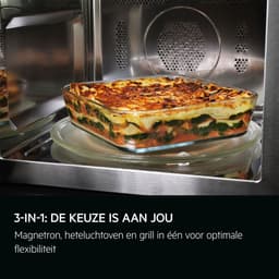 AEG OS5CM34MB 5000 serie Inbouwmagnetron - 34 liter - Hete lucht en grillfunctie - Mat zwart — thumbnail 6
