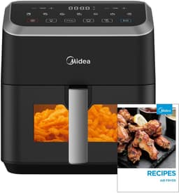 DeXem - Heteluchtfriteuse 7L - airfryer - airfryer oven - heteluchtoven - Midea Heteluchtfriteuse - Heatxpress-Technologie - 90% Minder Olie - Energie En Tijdbesparing Met 7 Pre sets, — thumbnail 1