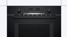 Bosch CMA585GB1 - Serie 6 - Inbouwmagnetron met heteluchtfunctie - 60x45 cm - 44 l - Zwart - Eenvoudig te reinigen met hydrolyse — thumbnail 3