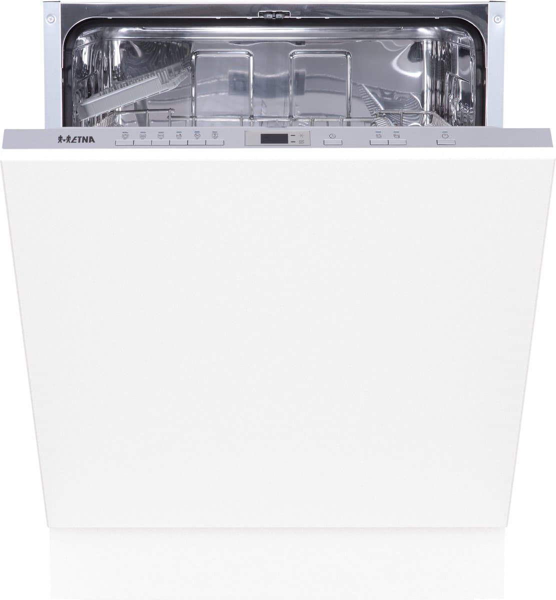 ETNA VW642N - inbouw vaatwasser - Zilvergrijs - 14 couverts - 6 programma’s - LED binnenverlichting - drogen met restwarmte - Zuinig en stil — afbeelding 1