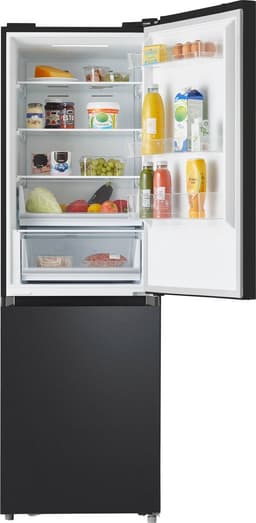 Inventum KV1850B No Frost energiezuinige koel-vriescombinatie - 185 cm hoog - 338 liter - Zeer stil: 35 dB - Superkoelen - Supervriezen - Energielabel C - Vrijstaand - Zwart — thumbnail 9