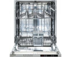 Heinner HDW-BI6006IE++ Inbouwvaatwasser – 12 Couverts – 6 Programma’s – Einde-programma Signaal – Zoutindicator – Aquastop – Wit – 5 Jaar Garantie