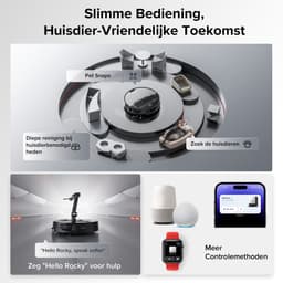 Roborock Saros Z70 – Robotstofzuiger en dweilrobot – Met OmniGrip-arm – 22.000 Pa – Aangedreven door AI – 7,98 cm ultradun – FlexiArm Riser – Tech AdaptiLift-chassis – Vermijdt obstakels – Multifunctioneel dock 4.0 — thumbnail 5