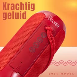 Pulver draadloos Speaker Rood - Muziek box - TG Prox - 10 watt - Speakers – Draadloos – werkt op bluetooth — thumbnail 3