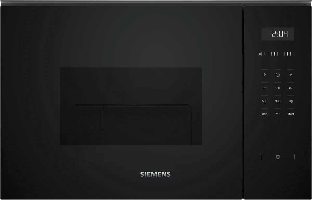 Siemens BE555LMB1 - iQ500 - Inbouwmagnetron - 59x38 cm - 25 l - Zwart - Eenvoudig te reinigen met hydrolyse — afbeelding 1