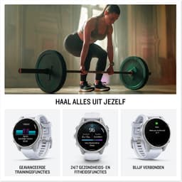 Garmin fenix 8 - Multisport Smartwatch - AMOLED-Scherm - 43mm - Zilverkleurig/Wit — thumbnail 11