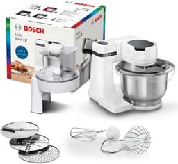 Bosch MUM Serie 2 - MUMS2EW01 - Keukenmachine - 700W - 3,8L - 3 Snijschijven - Wit — thumbnail 7