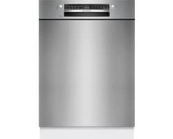 Bosch SMU2ITS09E - Serie 2 - Inbouwvaatwasser - 60 cm - Geborsteld staal - Energielabel E - Home Connect