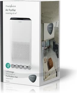Nedis Luchtreiniger - Geschikt voor ruimtes tot: 45 m² - Clean Air Delivery Rate (CADR): 360 m³/h - Luchtkwaliteitsindicator - Wit — thumbnail 3