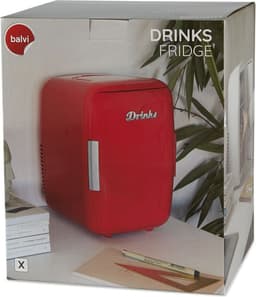Mini Draagbare Koelkast Frigo Rood 28 x 20 x 23 cm — thumbnail 9