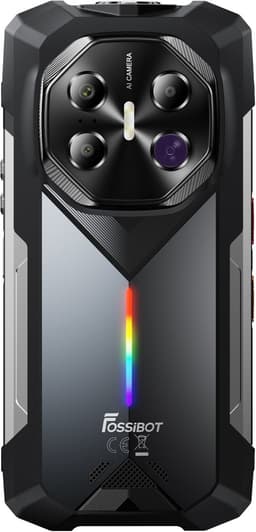 FOSSiBOT F113 Robuuste Smartphone - Dual SIM - 12 GB RAM - 256 GB ROM - 20000mAh - 6,78 inch HD+ IPS Scherm - IP68 Waterdicht Telefoon -Android 15- GPS,NFC,Face ID,OTG -metaalgrijs — thumbnail 4