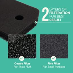 Vervangend plintfilter voor Miele T1-droger - 9164761 warmtepompdroger - plintfilter van schuim - 2 stuks — thumbnail 2