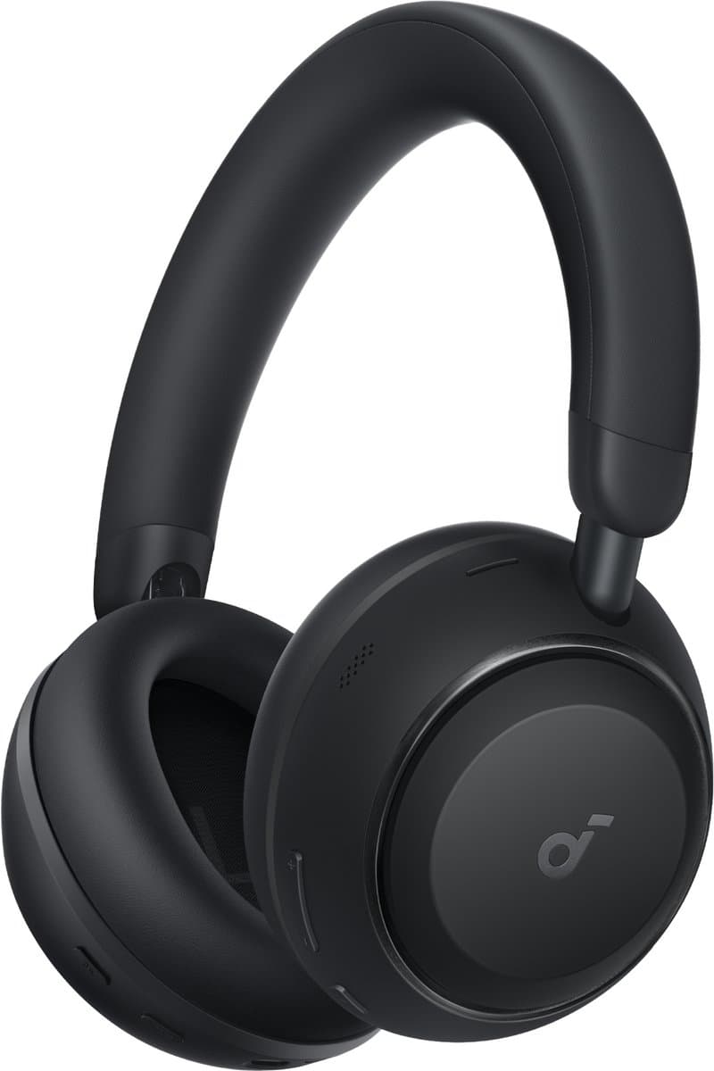soundcore Space 2 by Anker, Active Noise Cancelling Koptelefoon, Comfortabele Pasvorm, 50H Speeltijd, LDAC Hi-Res Draadloze Audio, Dual Connection, Helderre Gesprekken, Bluetooth 6.1, Nap Mode, Draagdetectie — afbeelding 1