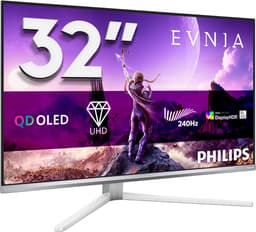Philips 32M2N8900 - 4K QD-OLED Gaming Monitor - Ambiglow - USB-C 65w - KVM - HDR400 - 240hz - 32 inch — thumbnail 8