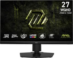 MSI MAG 272QPF E20 - QHD IPS Gaming Monitor - 200hz - E-sports - Verstelbaar - 27 inch — thumbnail 1