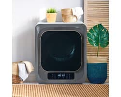Afvoerdroger - Wanddroogkast met UV Sterilisatie en 6 Programma's - 3 kg Capaciteit - Grijs