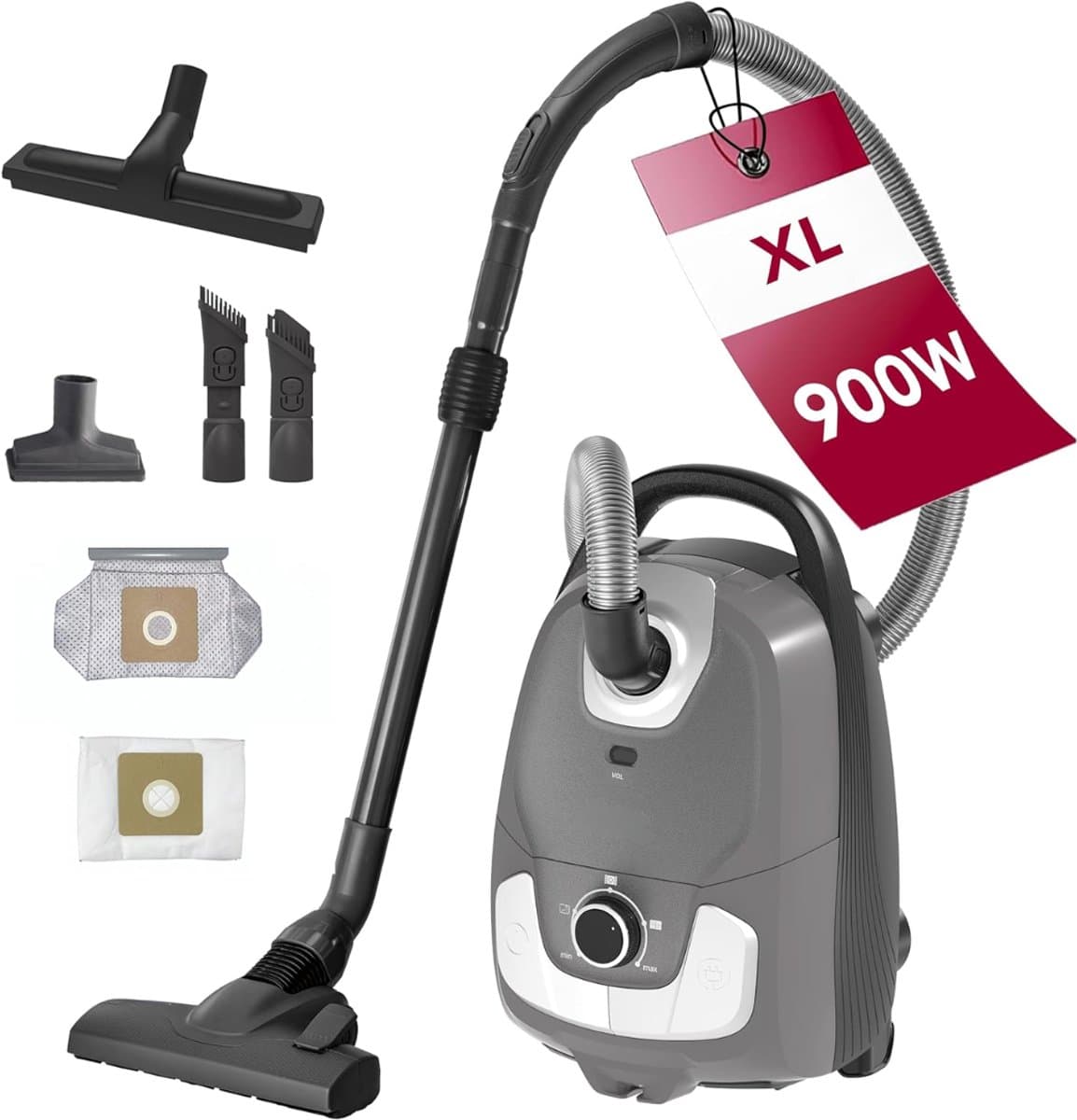 Quvo® Karcher - Karcher Stofzuiger - Bouwstofzuiger - Festool Stofzuiger - Bouwstofzuiger Zonder Zak - Grijs - 33cm x 31cm x 53cm — afbeelding 1