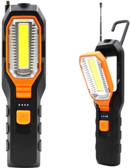 LED-werklamp met USB-oplaadhaak, 4 lichtstanden, 300 lumen. — thumbnail 1