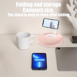 Tablet Kussen Houder - Telefoonhouder Verstelbaar - Comfortabel Kijken - Geen Montage Nodig - 19 x 19 x 11 cm — thumbnail 5