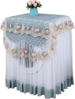 Wasmachinehoes, stofhoes voor wasmachine, huishoudelijke artikelen, decoratie (blauw) — thumbnail 1