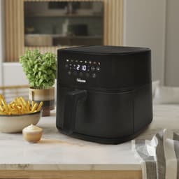 Airfryer 8 Liter – 2000W – Digitale Airfryer met LED Touchscreen – 8 Programma’s – PFAS-vrije Antiaanbaklaag – Tristar FR-9071 – Zwart — thumbnail 4