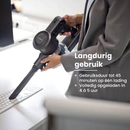Nexxt Draadloze Steelstofzuiger – Krachtig & Lichtgewicht – Met Kruimeldief – HEPA Filter – Voor Snel en Makkelijk Schoonmaken — thumbnail 8