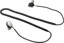 kwmobile Strap Compatible with Sony WF-1000XM5 - Silicone Cord Holder for Wireless Earphones - Black — thumbnail 1