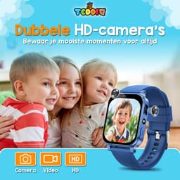 TeddiQ Playwatch - Kinder Smartwatch - Kinderhorloge - Blauw - 31 educatieve games - Smartwatch Kind - HD Scherm — thumbnail 10