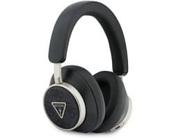 Guess Bluetooth Koptelefoon - ENC - PU Leather met opbergdoos - 4G Triangle Logo - Zwart