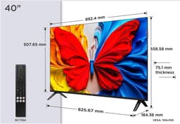 40 Inch Smart TV Full HD QLED Android TV met Chromecast en Netflix — thumbnail 4