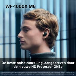 Sony WF-1000XM6 - Draadloze oordopjes met Noise Cancelling - Zwart — thumbnail 16