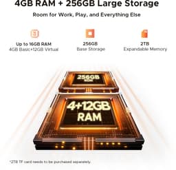 DOOGEE Fire 7 Robuuste Smartphone - IP68/IP69K Outdoor Telefoon - Dual SIM 5G - 16GB RAM - 256GB ROM - 13000mAh 18W - Android 15 - 6,6 inch - 64MP AI-camera - NFC, GPS, OTG - Oranje — thumbnail 9
