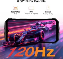 DOOGEE V MAX PLUS 5G Robuuste Smartphone - 36 GB ROM - 512 GB ROM - 22000 mAh 33 W - 6,58 inch IPS 120 Hz - IP68/IP69K Outdoor Telefoon - Dual SIM 5G - 200 MP + 32 MP - Android Smartphone - Nachtzicht, GPS, NFC, Face ID - Grijs — thumbnail 7