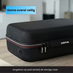 2BEFUN Case geschikt voor Nintendo Switch 2 - Incl. Screenprotector - Hoes - Beschermhoes - Opbergtas - Accessoires - Koffer - Zwart — thumbnail 3