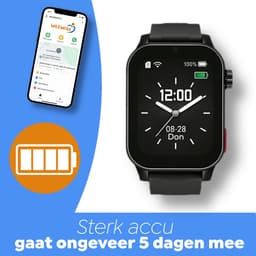 Weewise WS81 - GPS-horloge voor senioren - Valdetectie - SOS knop - GPS Tracker - GPS Horloge Ouderen - Alarm Horloge - SOS Horloge - Valdetectie - Alzheimer - Dementie - Alarmknop - Videobellen - Inclusief Simkaart & App — thumbnail 11