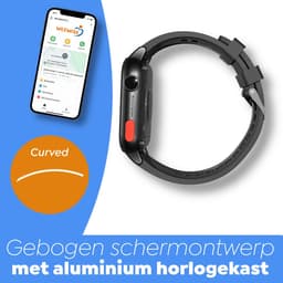 Weewise WS81 - GPS-horloge voor senioren - Valdetectie - SOS knop - GPS Tracker - GPS Horloge Ouderen - Alarm Horloge - SOS Horloge - Valdetectie - Alzheimer - Dementie - Alarmknop - Videobellen - Inclusief Simkaart & App — thumbnail 10