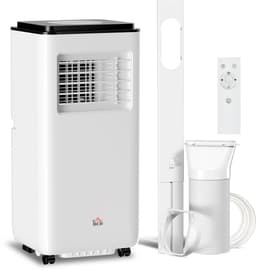 HOMCOM - Draagbare airconditioner - ABS - 33x28x70,4 cm - Wit — thumbnail 1
