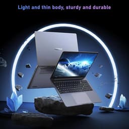 Acemagic Laptop - 15,6 inch 12e generatie Intel N95 processor tot 3,4 GHz - 16GB DDR4 RAM 512 GB SSD Windows 11 - WiFi 5 - BT5.0 Notebook - Grijs — thumbnail 4