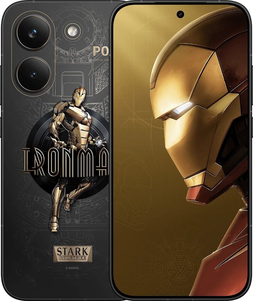 Xiaomi POCO X8 Pro 12GB 512GB Iron Man Edition - Marvel Limited - Dimensity 8500 Ultra - IP68 - 120Hz AMOLED — afbeelding 1