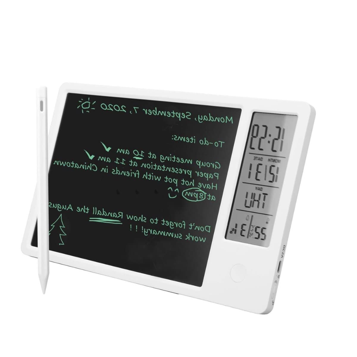 Nexvo® Digitaal Notitieblok - Grafische Tablet Met Tekenpen - Herbruikbare Notitieblok – Wit - 11cm x 15cm x 1cm — afbeelding 1