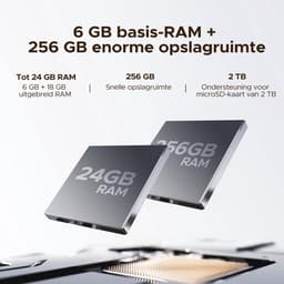 DOOGEE Blade 10 Power 4G - Robuuste Smartphone - Robuuste Telefoon - 24 GB RAM + 256 GB ROM/2TB TF - 10300 mAh/18 W - Android 16 - NFC - GPS - Face ID - IP68 - Zwart — thumbnail 11