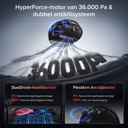 Roborock Saros 20 Sonic–Robotstofzuiger Met Dweilfunctie-VibraRise 5.0 dweilsysteem 4000 Trillingen/min-Digitale motor 36000 Pa&dubbel antiklitsysteem-AdaptiLift Chassis 3.0-Reactieve AI 3.0 obstakelherkenning-Pakt moeiteloos dikke tapijten aan,Zwart — thumbnail 3