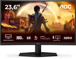 AOC G4 C24G42E - Full HD Curved Gaming Monitor - 180hz - 0.5 ms - 24 inch — thumbnail 1