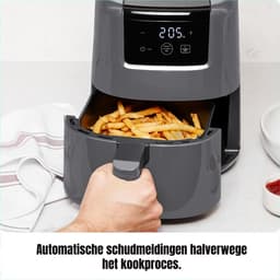 MIRA® Mini Airfryer - Airfryer - Airfryer Klein - Grijs - ‎‎22cmx 26cmx 26cm; 2.3 kg — thumbnail 9