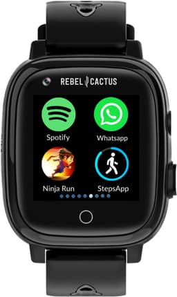 Kindersmartwatch GO (Zwart) - GPS tracker - Whatsapp - Taal: NL/EN/DE/FR/ES/SE etc — thumbnail 11