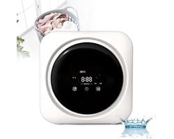 Compacte Volautomatische Mini-Wasmachine met Drogerfunctie voor Ondergoed en Kleine Kleding - Ideaal voor Appartementen en Campers