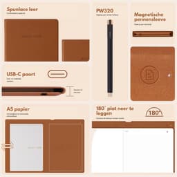 HUION - Smart Notebook - Digitaal notitieblok met Bluetooth 5.0 , voor schrijven en schetsen, compatibel met alle grote merken — thumbnail 5